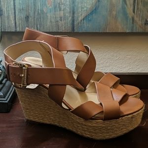MICHAEL MICHAEL KORS Strappy Wedge Espadrilles